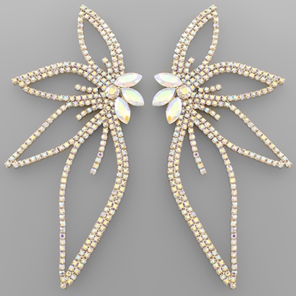Half Flower Earrings